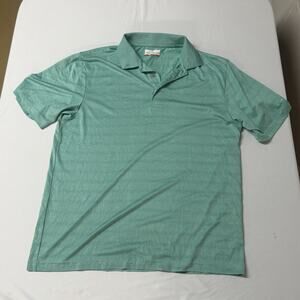 Grand Slam Mens Performance Polo Golf Shirt Green Size L